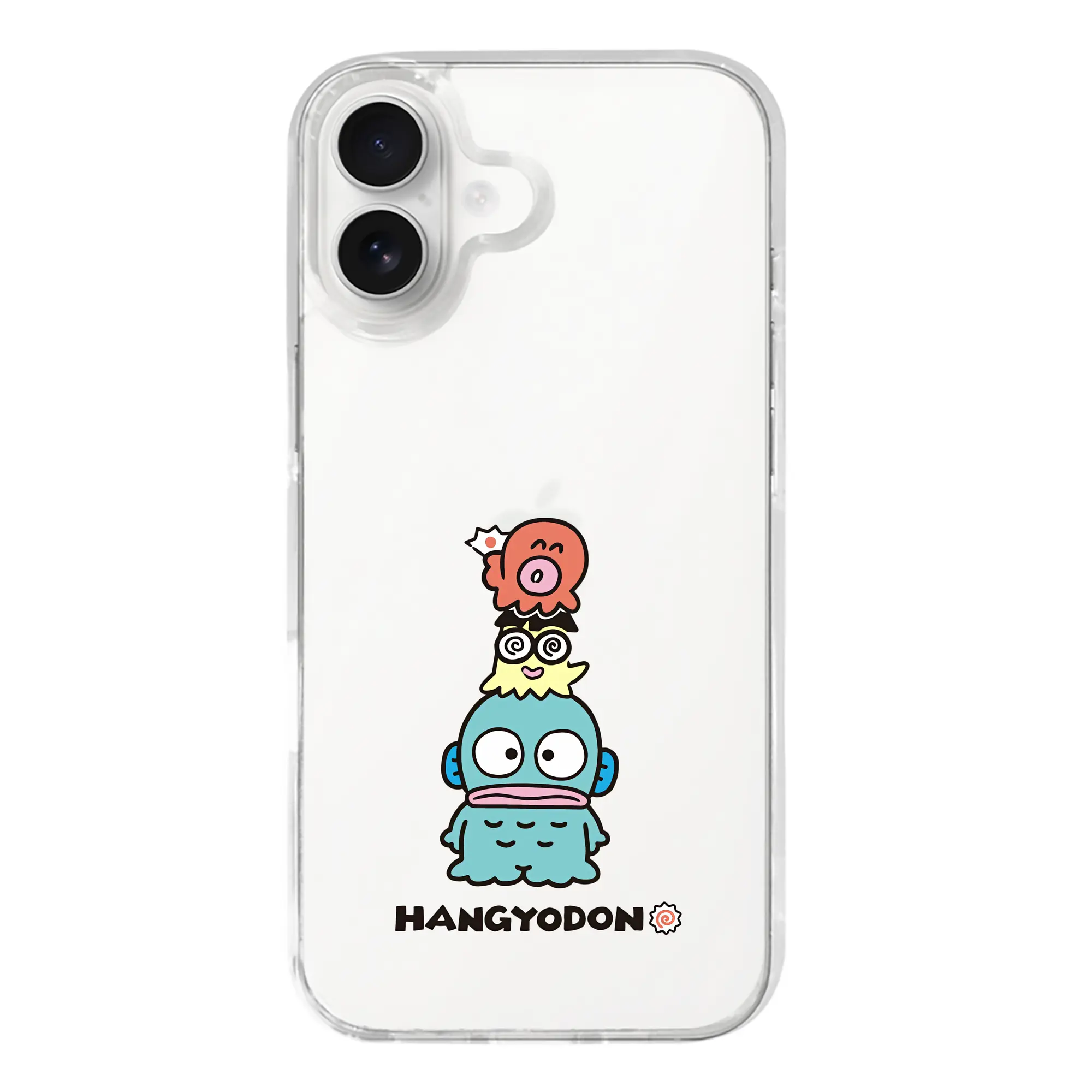 サンリオ グッズ,ハンギョドン - iPhone 17シリーズ 透明スマホケース – 薄型・耐衝撃・精密フィット保護カバー